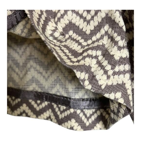 Cartonnier Chevron Patterned Shorts 10 Retro Preppy Twee Anthropologie - Picture 3 of 8